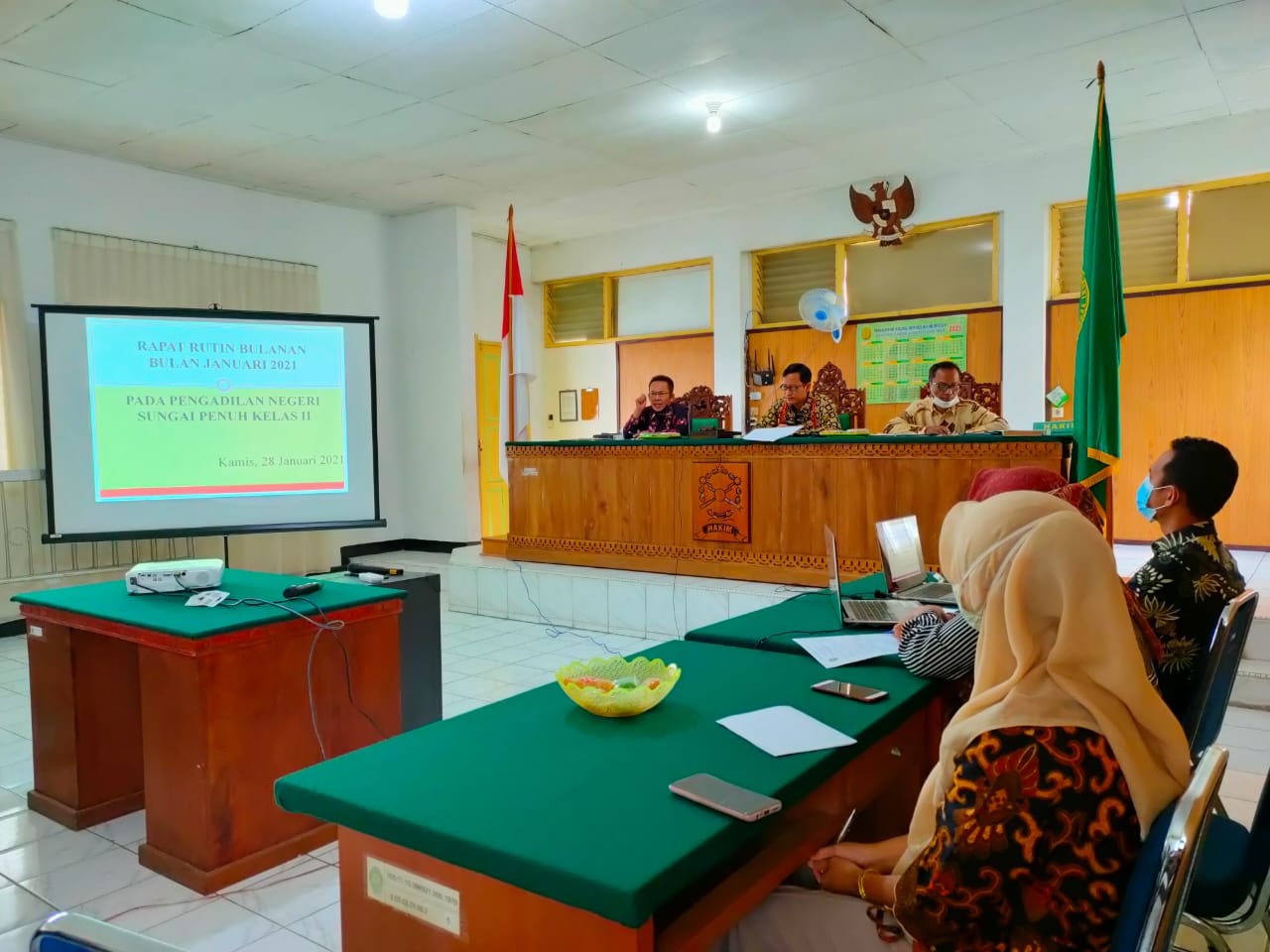 Rapat Rutin Bulanan Pengadilan Negeri Sungai Penuh